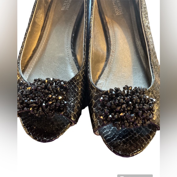 Kenneth Cole Reaction Peep Toe Flats size 8 - Picture 4 of 5